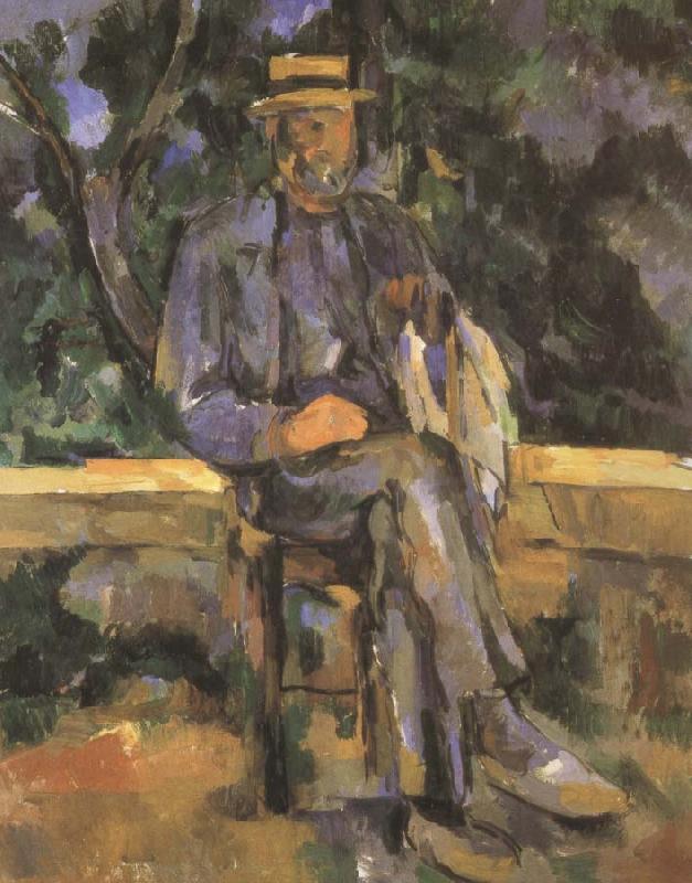 Paul Cezanne mannen vergadering oil painting image